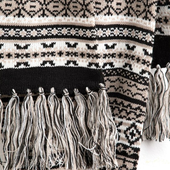 Fair Isle Knit Scarf - Picture 2 of 2